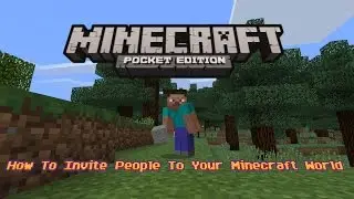 How To Invite People To Your Minecraft World - Minecraft PE 1.0.2