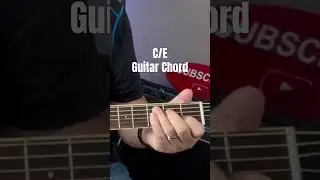 C/E Guitar Chord
