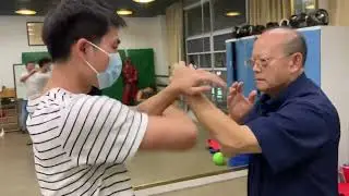 詠春黐手陳煜釗師傅和愛徒陳海鵬