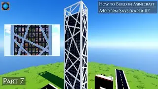 Modern Skyscraper #7 Part 7 Apartment Bedroom Decoration How to Build in Minecraft