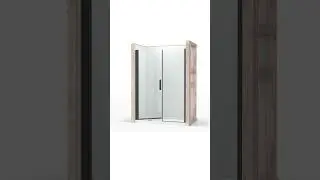 Discover the Pivot Shower Door | #Shorts #interiordesign #showerrepair #diy #construction #doors