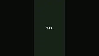 try it