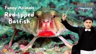 Redlipped Batfish - by Aleksey Igudesman