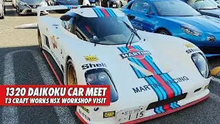 1320 DAIKOKU CAR MEET JAPAN - T3 Craft Works NSX Workshop Visit