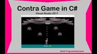 Contra Game in C# Visual Studio By Rohit Programming Zone