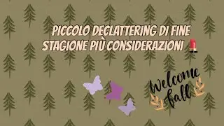Declutterring e considerazioni . #makeup #decluttering