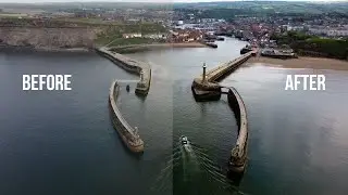 How to Colour Grade DRONE FOOTAGE 