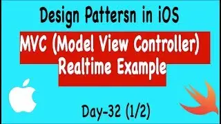 MVC - Model View Controller example in iOS- Day 31 (1/2)