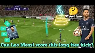 Leo Messi First Free kick for PSG || in pes2021mobile, RATE IT from 1-10🤔🚀🚀