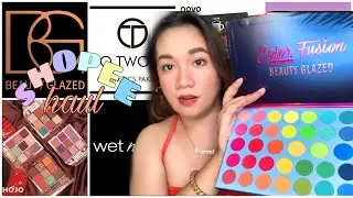 SHOPEE MAKEUP HAUL 2020 + GIVEAWAY 🥳🎉 (BeautyGlazed,O.Two.o,Novo,Hojo,Guicami,Xixi etc.)