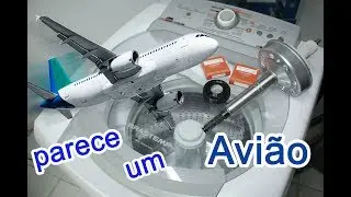 Minha Maquina Parece um Avião Quando centrifuga - O Que Estragou?
