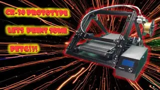 CR-30 Prototype - Lets Print Some PETG - Warning!!! This video might trigger epileptic seizures.