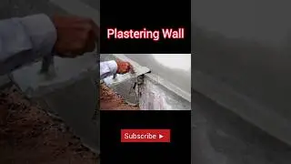 Plastering Wall #construction #shorts #youtubeshorts #ytshorts