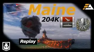 MAINE - Montana-Class with 4 x 406mm Guns | American Tier ★ Battleship | World of Warships