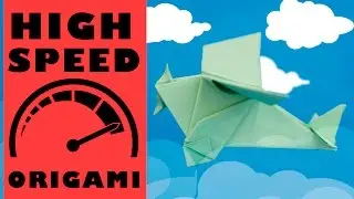 Airplane from paper. Super Speed Review