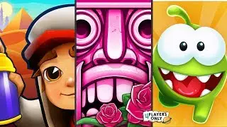 Subway Surfers [EGYPT CAIRO 2020] VS Temple Run 2 [WINTER WASTELAND Map!] VS Om Nom: Run