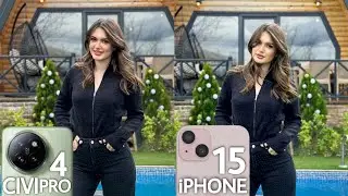 Xiaomi CIVI 4 Pro VS iPhone 15 Camera Test Comparison