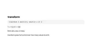Flow Operators Explained (map, filter, combine) — Code From Scratch #39