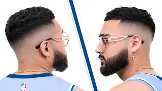 FLAWLESS HIGH FADE TEXTURED CROP WITH BEARD HAIRCUT TUTORIAL!