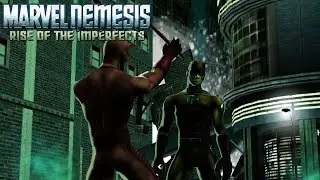 Marvel Nemesis: Rise of the Imperfects | Daredevil Finishers in all Characters (New York Streets)