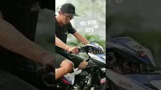 Suara geberan blayeran motor mx king balap roadrace mp5 knalpot proliner #shorts