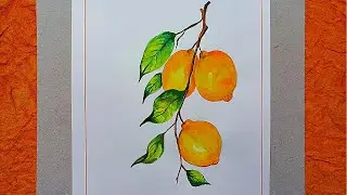 Lemon Drawing | Tutorial | Sumana's Artwork