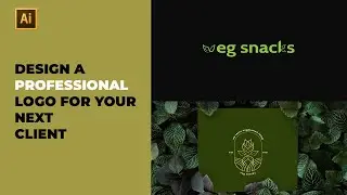 How to design a logo that wow your client | Food logo design in illustrator