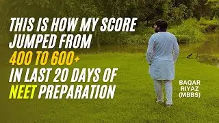 My Daily Schedule which made me score 600+ in MOCK TESTS in last 20 days of NEET | MBBS