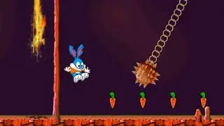 Beeny rabbit adventure world level 18 | Кролик Бинни уровень 18 прохождение игры лава первый уровень