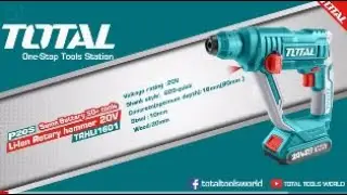 TOTAL Cordless Rotary Hammer TRHLI1601