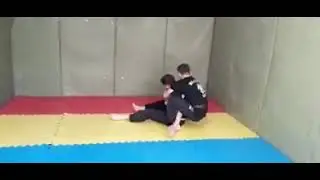 ninjutsu defense against a leg brab