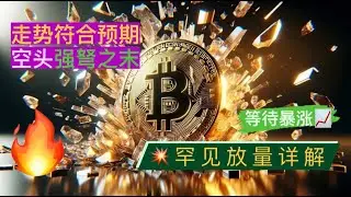比特币、以太坊空头已到强弩之末，供应逐渐衰竭，耐心等待暴涨！比特币、以太坊罕见放量详解——比特币50000、以太坊2200是不是铁底？【币圈达人BTC、ETH行情分析20240808】
