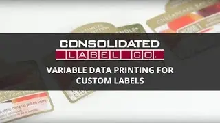 Variable Data Printing for Custom Labels