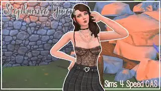 Stephanie Gwen + CC LINKS // Sims 4 Speed CAS