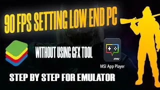 Bluestacks 5 Settings 90 Fps | BGMI Emulator Settings low end pc