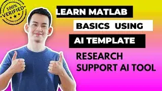 Learn MATLAB basics using AI Tool | AI Template for Matlab basics | Research support learning tool