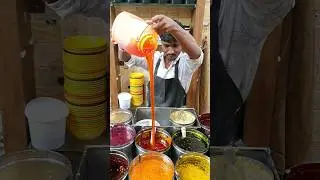 Rajwadi Flavor Dry-fruit Gola #streetfood #viral #shorts