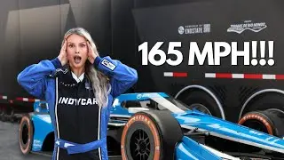 I did 165MPH in an INDYCAR!!!