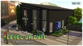 The Level Up Gym (NO CC) | Sims 4 Speed Build