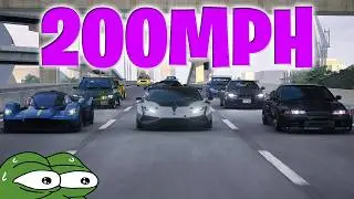 The LOUDEST Cars Going 200MPH in Assetto Corsa!