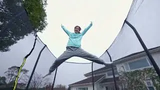 🌟 Discover the Future of Outdoor Fun with the 2024 Zupapa Rectangular Trampoline! 🌟