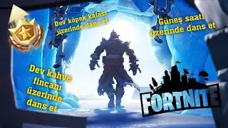 Fortnite güneş saati üzerinde dans et ,kahve fincanı üzerinde dans et ,köpek kafası üzerinde dans et