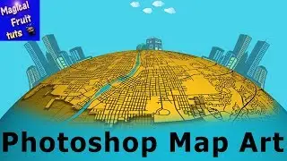 Photoshop Map Art Basic Map with Tilemill and Mapzen