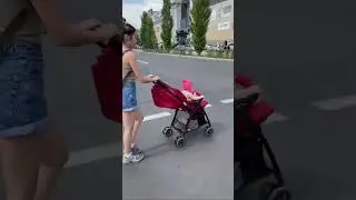 Как с коляской переходить дороги в Петропавловске 