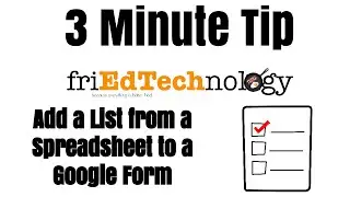 Copy List from Spreadsheet to Form