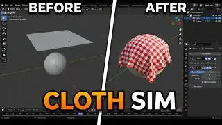 Cloth Simulation in Blender
