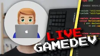 Implementing game saves in my custom engine (LIVE GAMEDEV)