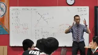 Vector Equation of a Line (2 of 2: Worked example)