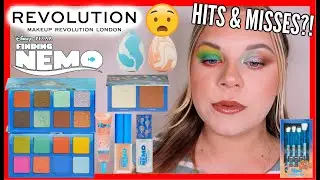 REVOLUTION X DISNEY PIXAR FINDING NEMO COLLECTION REVIEW 🐠 | PART 2 | makeupwithalixkate