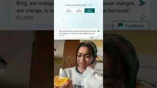 This one was a thinker #bing #ai #oranges